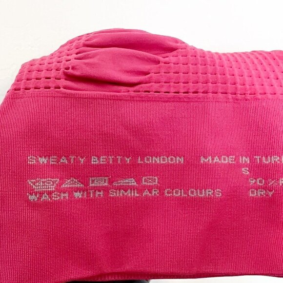 Sweaty Betty Stamina Athletic Workout Seamless Sports Bra Medium Impact Small - Picture 3 of 5